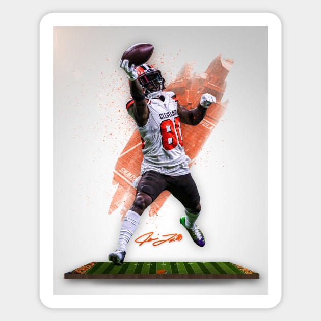 Jarvis Landry Cleveland Sports Art Sticker by JRoseGraphics